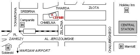 CEFMR Location - Access map